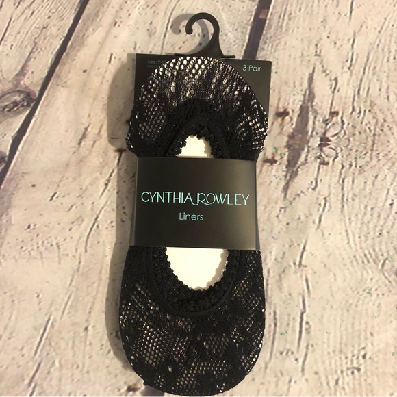 NWT - Set of 7 Pairs - Cynthia Rowley Women’s Microfiber Foot Liners + KEYSOCKS - Picture 6 of 11